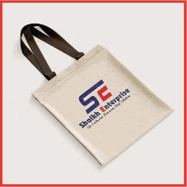 Reusable carry bag with Shaikh Enterprise logo